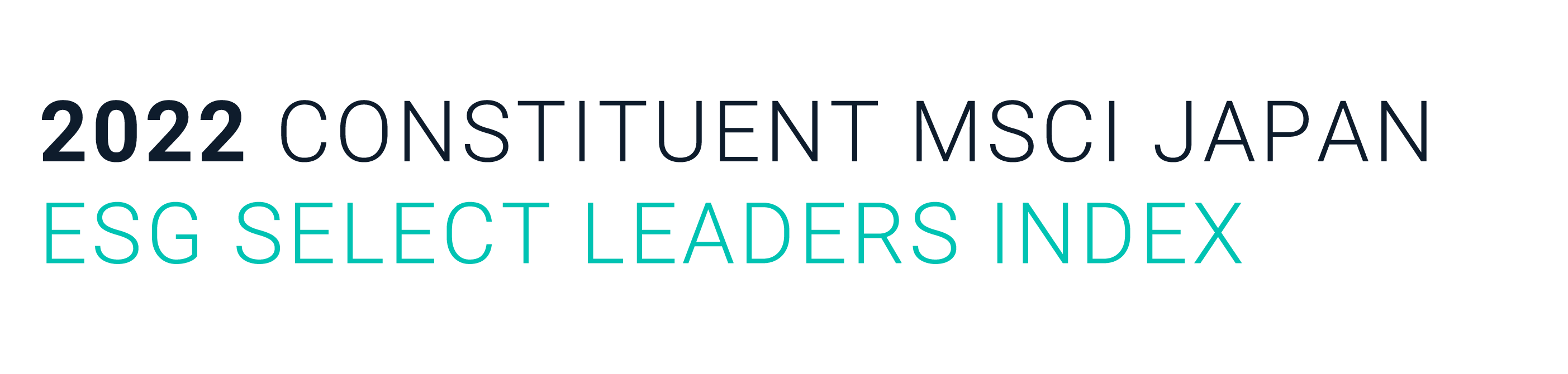 MSCI Japan ESG Select Leaders Index *1