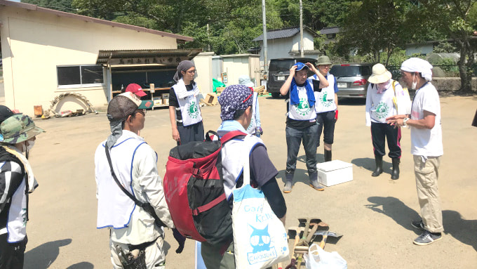 ■ Volunteering for the torrential rains in western Japan